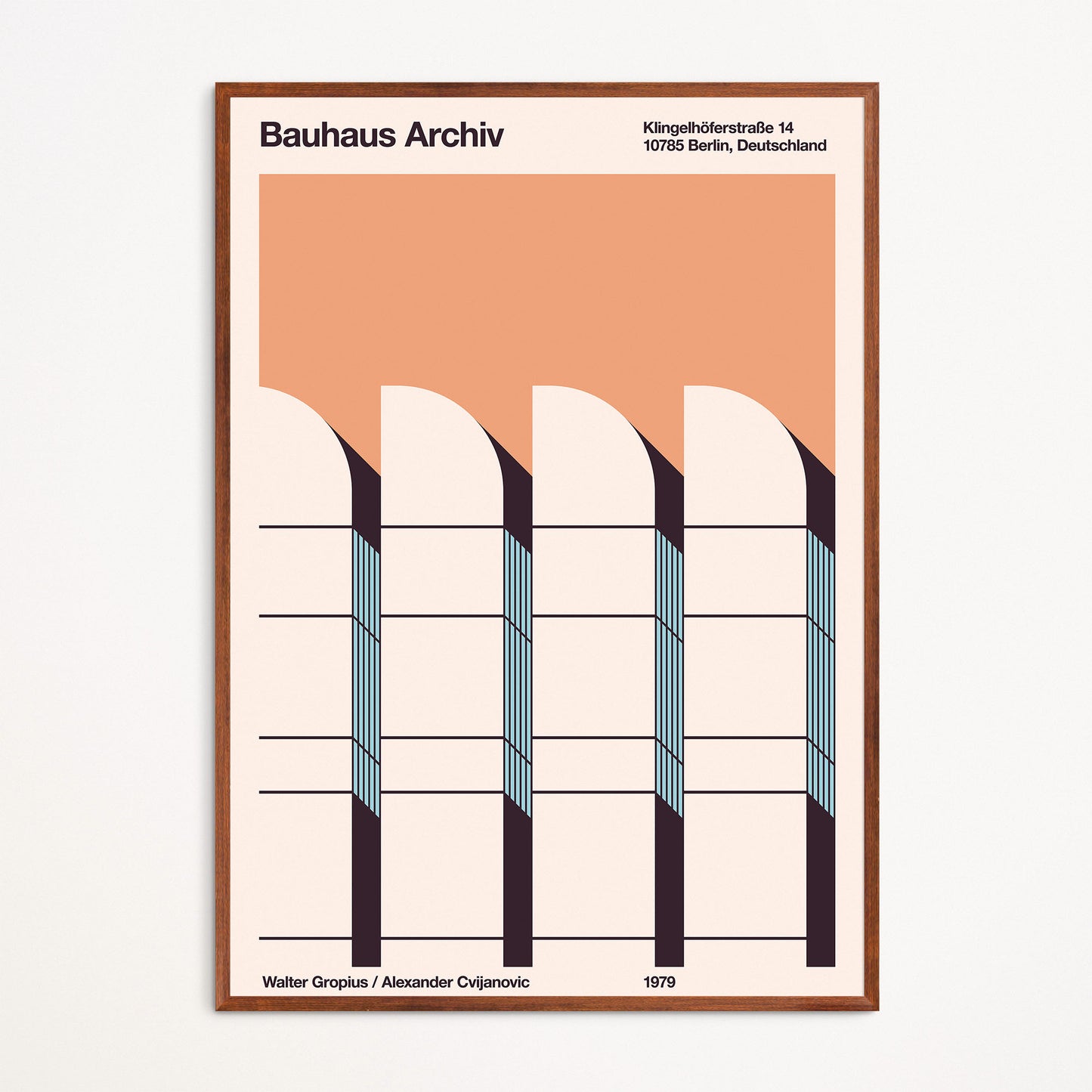 Affiche : Bauhaus Archiv - Berlin